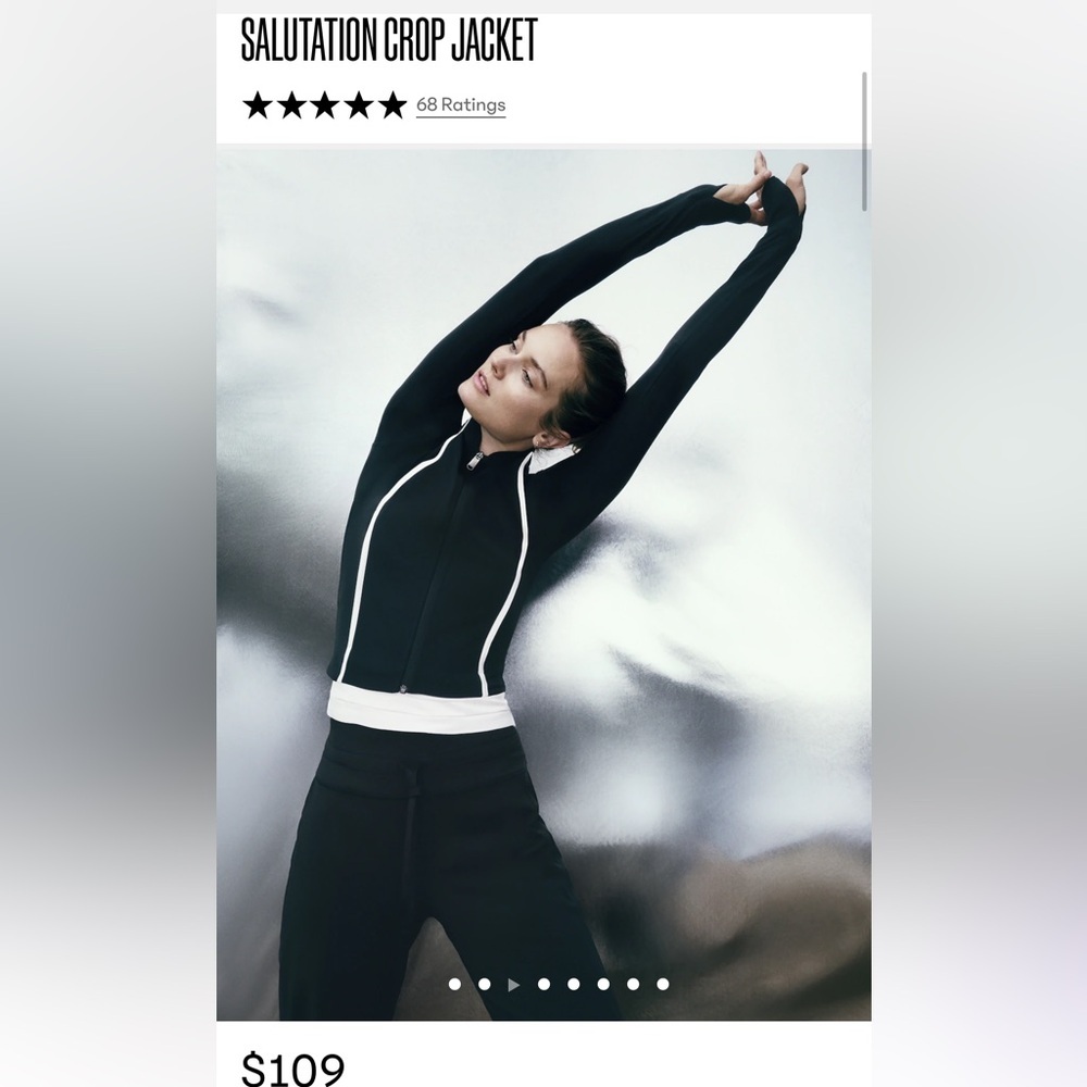 NWT SALUTATION CROP JACKET